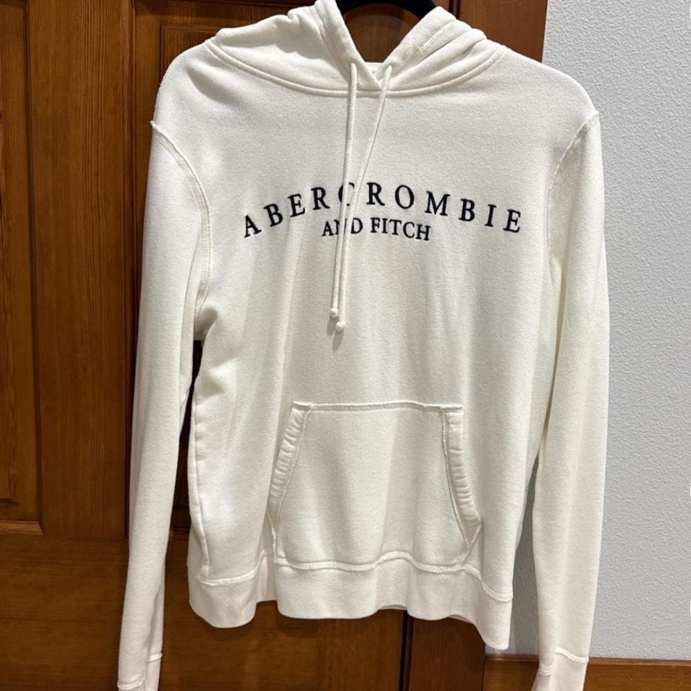 Abercrombie & Fitch Cream Hoodie